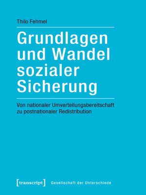 cover image of Grundlagen und Wandel sozialer Sicherung